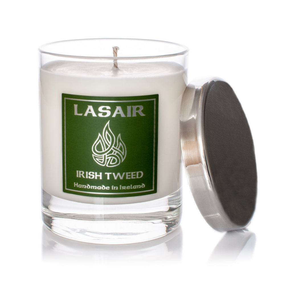 Irish Tweed Candle The Scent of Donegal Tweed Lasair Candles