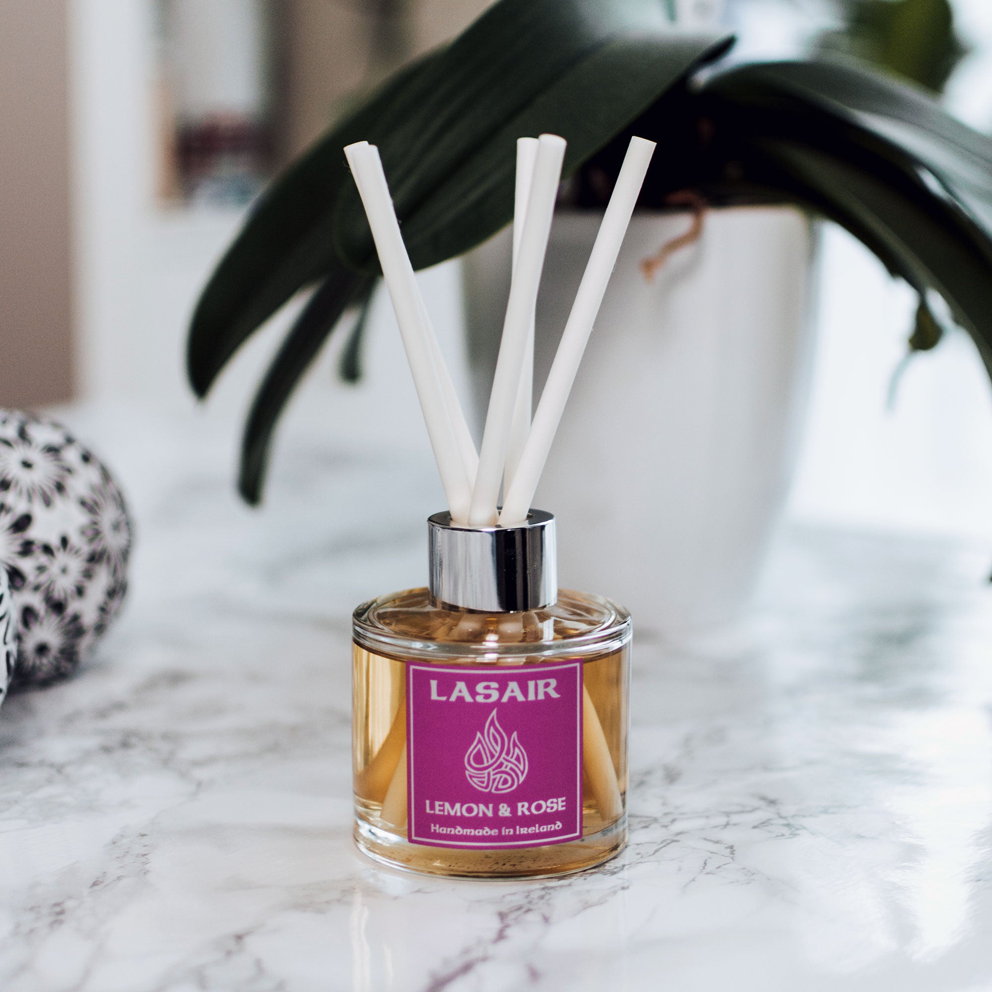 Lemon & Rose Reed Diffuser - The Scent of The Titanic – Lasair Candles